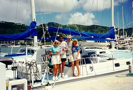 Janet, Mike, Ken and Darla standing by the Grand Oasis