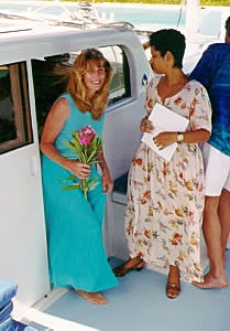 Darla, the Maid of Honor, enters