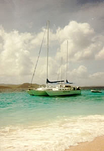 The Grand Oasis at anchor