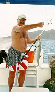 Jim and the Spanish Mackerel he caught