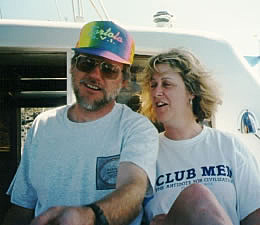 Ken and Cheryl talking about the upcoming wedding