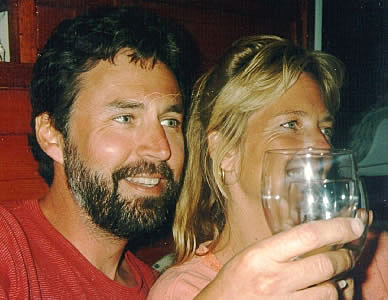 Toasting Mike and Janet