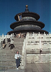 Anne of the steps, Temple of Heaven, Beijing