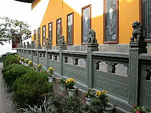 Side of a building, Jade Buddha Temple, Shanghai