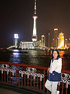 Oriental Pearl TV Tower and night, Shanghai