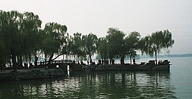 Sacred lake at the Summer Palace in Beijing