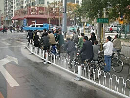 Bicyclists in Beijing