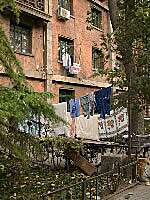 Laundry hanging to dry, Beijing