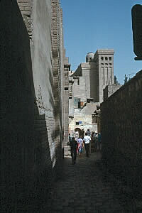 Alley leading to the Coptic church