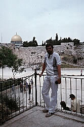 Me in front of the Western Wall
