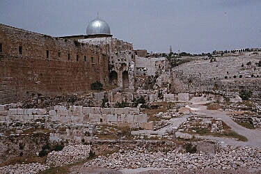 Ruins of the ancient city of Jerusalem