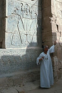 Adam, our tour guide at Karnak