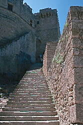 Steps leading to the Acropolis