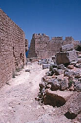 Walls built by the Knights of St. John