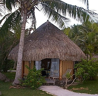 Our garden hut at the Sofitel Marara