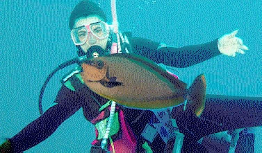 Anne with an unknown fish